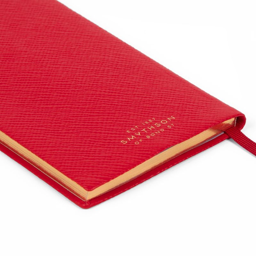 Smythson Ежедневник 2026 Panama Weekly Diary with Pocket, Navy