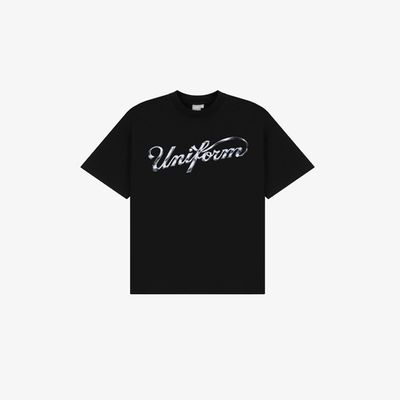 Футболка UNIFORM Heavy Baseball Chrome черный