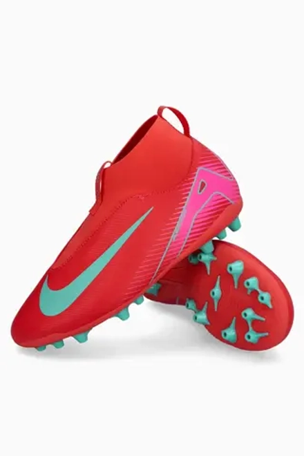 Бутсы Nike Zoom Mercurial Superfly 10 Academy AG Junior - красный