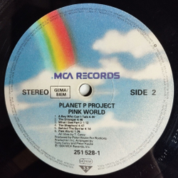Винтажная виниловая пластинка LP Planet P Project Pink World (Germany 1984)