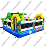 Надувной батут-горка "Сказочная поляна" 9*5*3,1 м