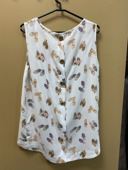 Туника для беременных летняя из хлопка, размеры 46,48