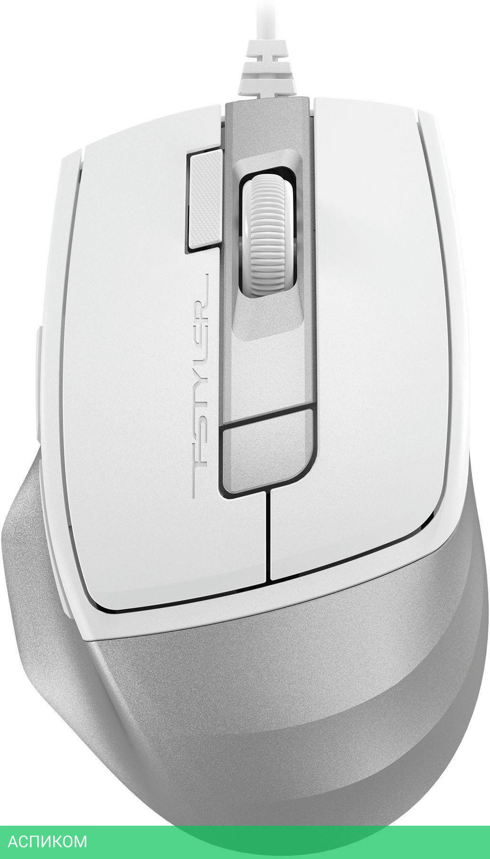 Мышь A4Tech Fstyler FM45S Air белый/серебристый/Silver White