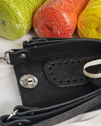 Комплект для мини-сумки Кожа Black