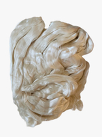 Пряжа для валяния 100% натуральный шелк (гребенной) белый