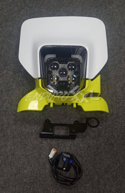 Маска с фарой (кронштейн, пульт света) Hengjian S6 (Husqvarna 2024+)