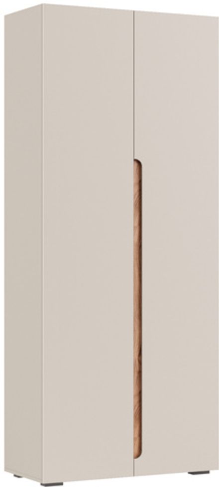 Коллекция Валенсия Шкаф 2х створчатый комб. ПРАВЫЙ Кашемир/Софт Сантьяго (набор)