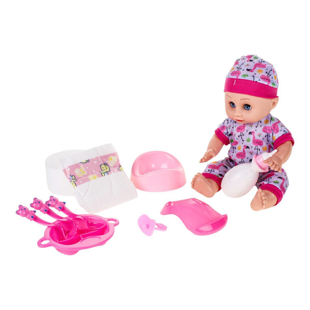 Пупс функциональный с аксесс., коробка ZL9920-24