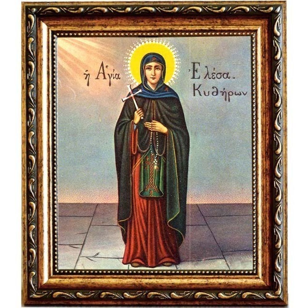 Елеса Киферская мученица. Икона на холсте.
