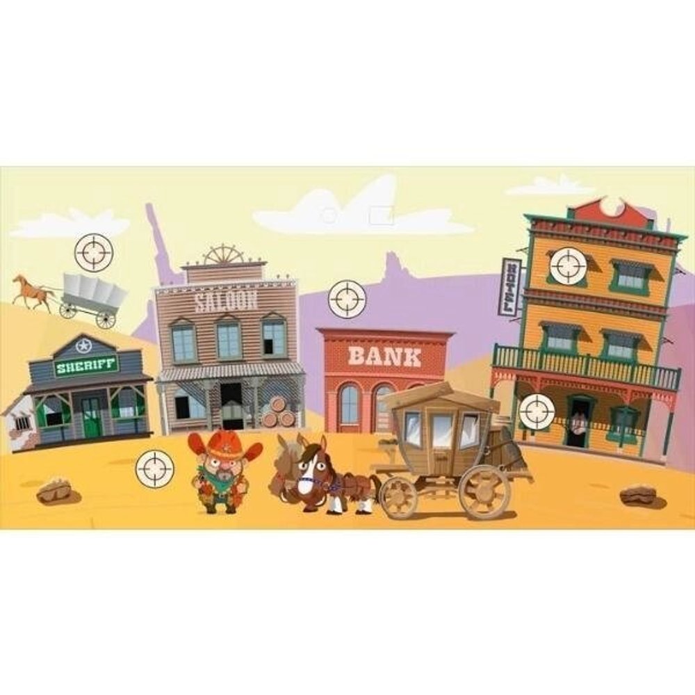 Интерактивная мишень двухстороняя 0,7*3 м