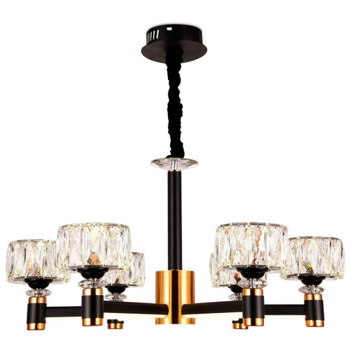 Подвесная светодиодная люстра TR4516/6 BK/GD черный/золото 120W D730*370 (Без ПДУ)