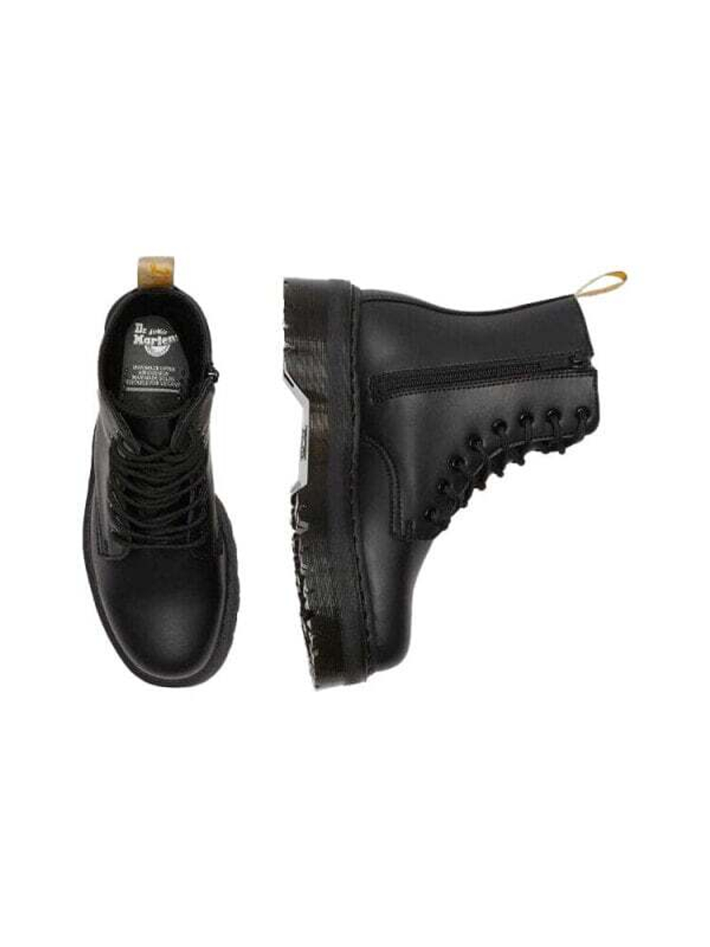 Dr. Martens Jadon II Mono Платформенные черные женские ботинки