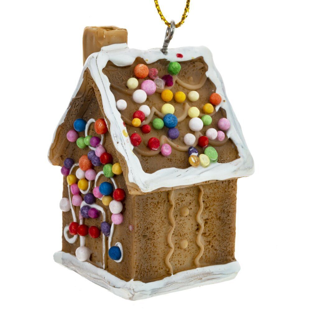 GAEM Изделие декоративное подвесное "Пряничный домик", L4 W4 H6 см, 2в.