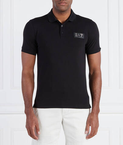 Поло EA7 - черный(3RPF78 PJBVZ)