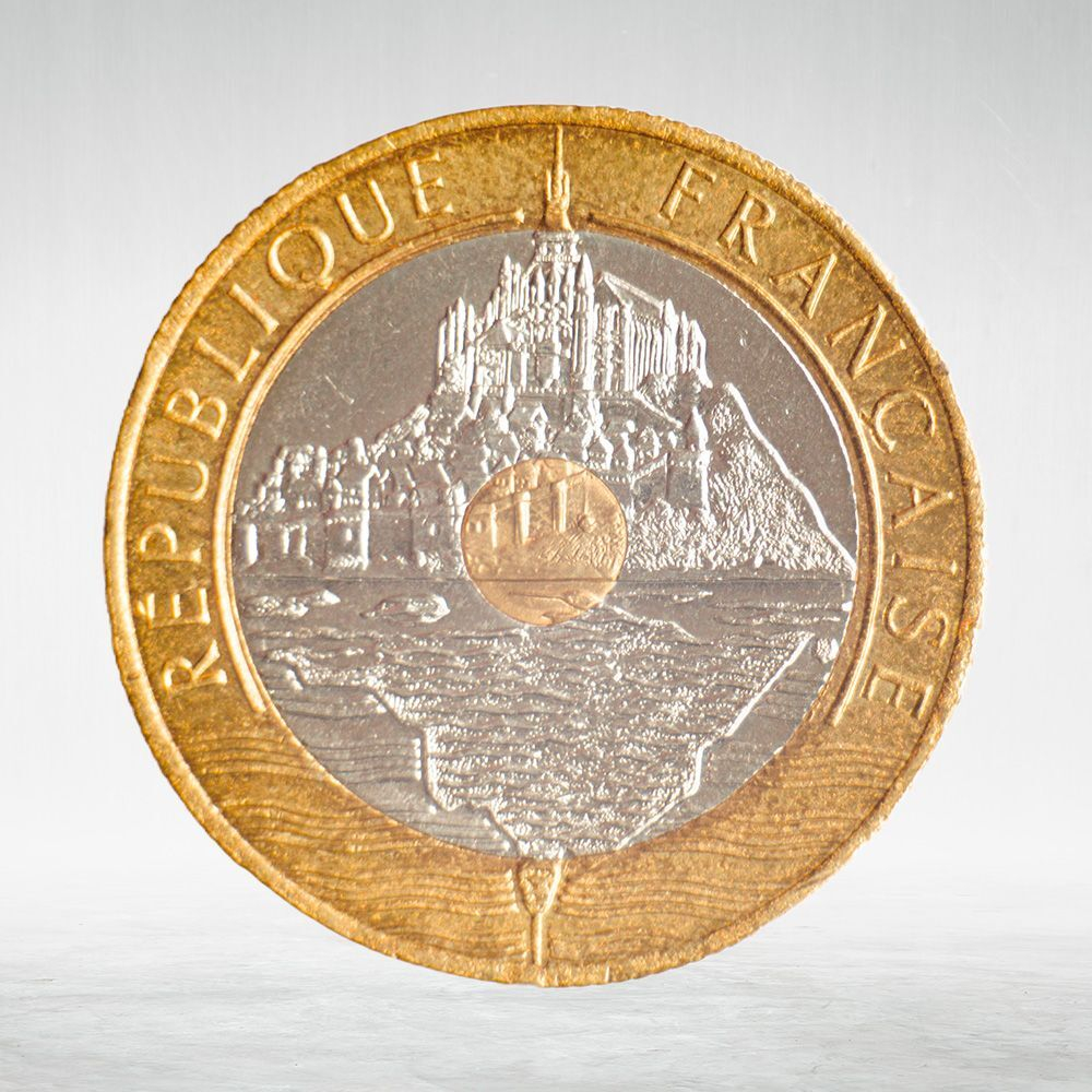 France, 20 Francs 1992 - Mont Saint Michel, VF