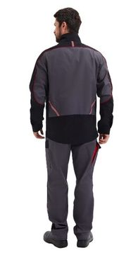 Костюм "Коста" куртка+брюки, цв. серый/черный/красный (тк.Tomboy)