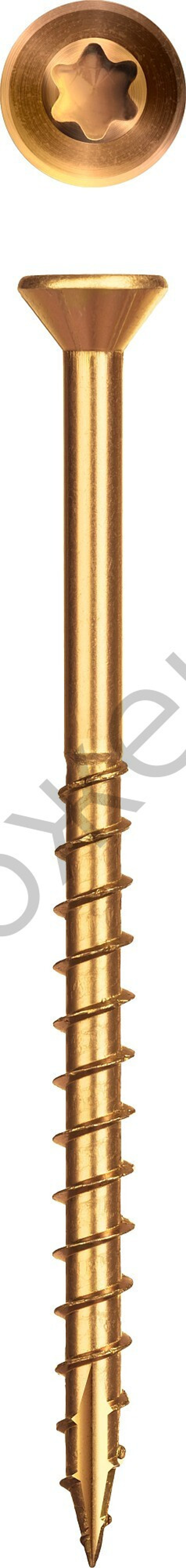 ЗУБР СПП 50 х 3.2 мм, TX10, саморез для половой доски и паркета, цинк, 200 шт (30071-32-50)