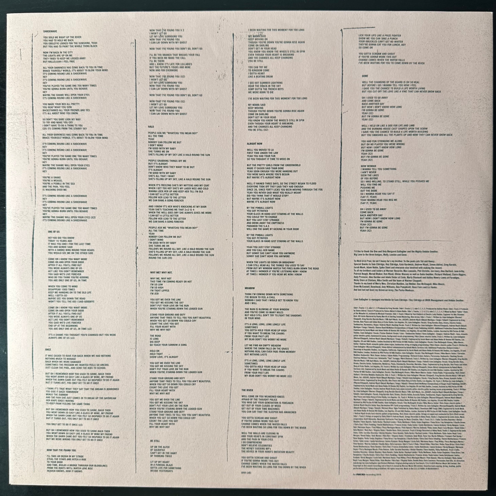 Liam Gallagher ‎– Why Me? Why Not (Европа 2019г.)