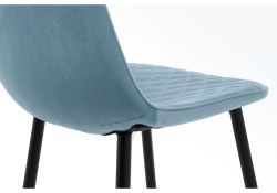 Стул на металлокаркасе Capri голубой