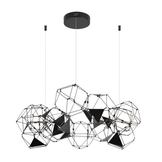 5087/56L L-VISION ODL25 505 черный хром/металл Люстра LED 56W 4000K 3360Лм TRELLIS