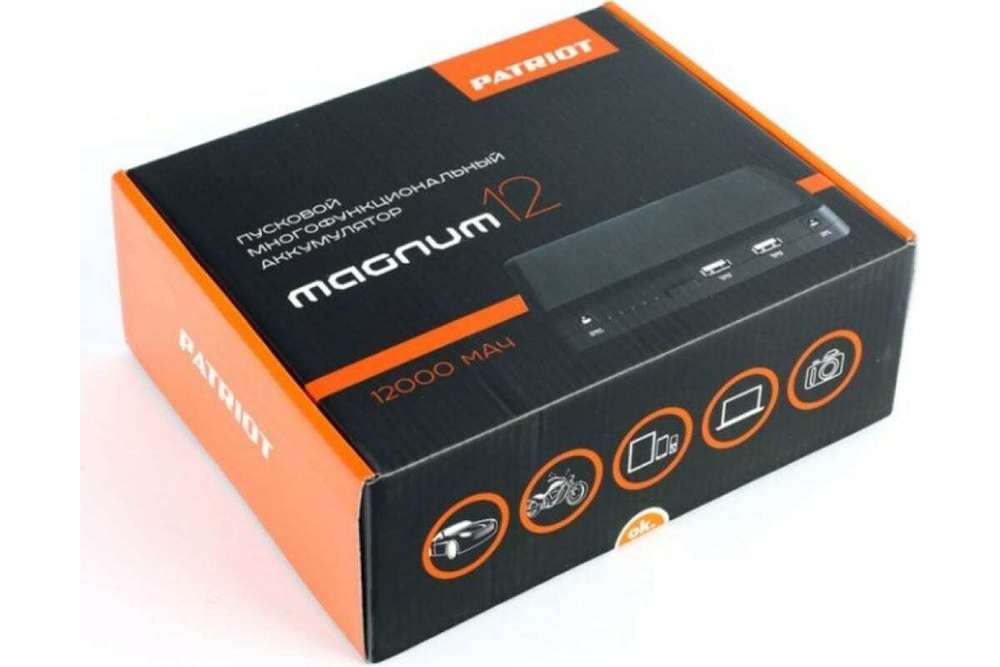 Пусковой многофункциональный аккумулятор Patriot MAGNUM 12 650201612