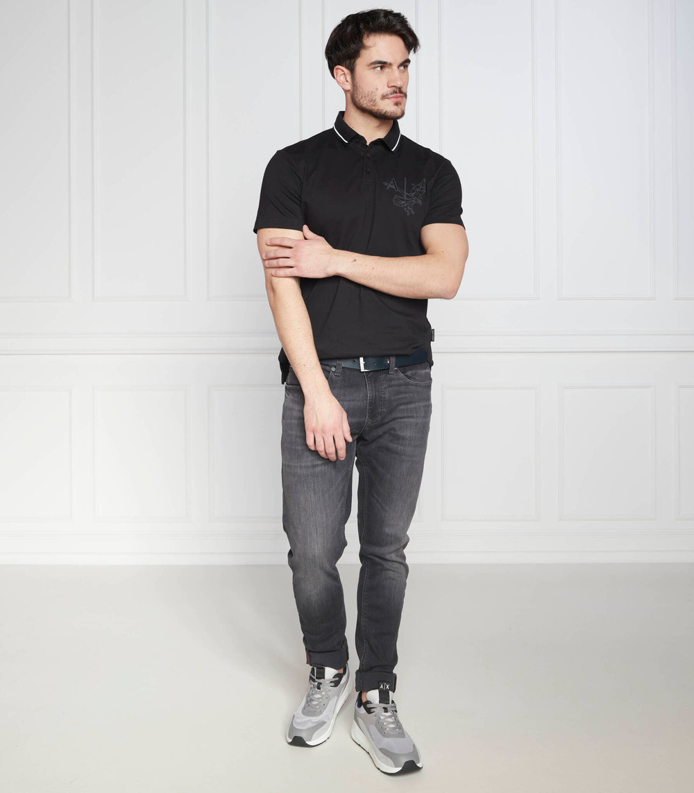 поло Armani Exchange - черный(3RZFAD ZJHAZ)