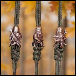 Темлячная бусина "Мандо" для ножей , латунь