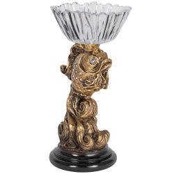 Фруктовница-конфетница Заветное желание Золото