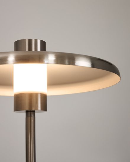 Торшер Nuvira из светло-серого металла