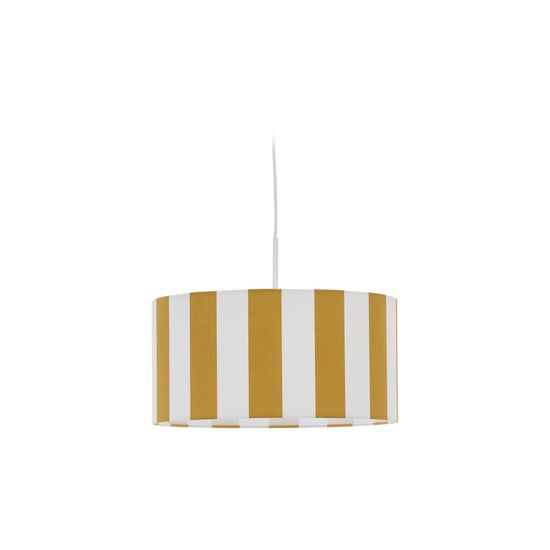 Ciral Абажур потолочного светильника с желтыми и белыми полосками Ø 40