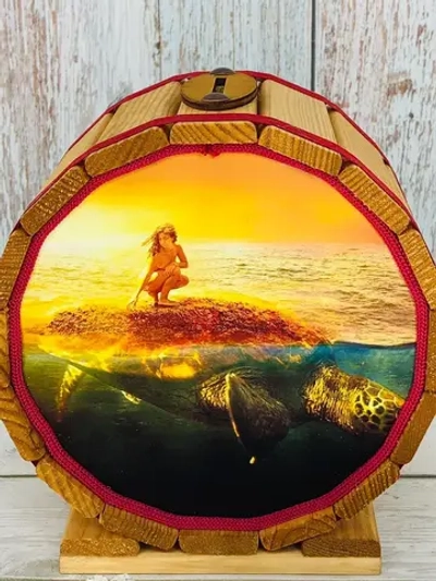 Копилка-бочка "Путешествие "