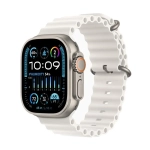 Apple Watch Ultra 2 49 mm Titanium Case White Ocean Band (One Size)