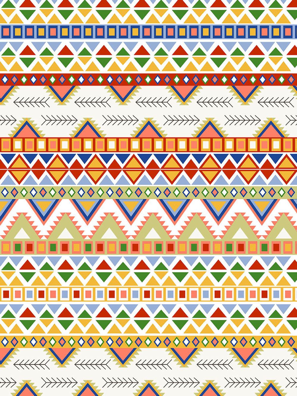 Постельное белье Сказка "Эскимосики/Орнамент" 2-спальный Наволочка 50х70 см 2 шт Простынь 240х215 см Пододеяльник 175х215 см, перкаль