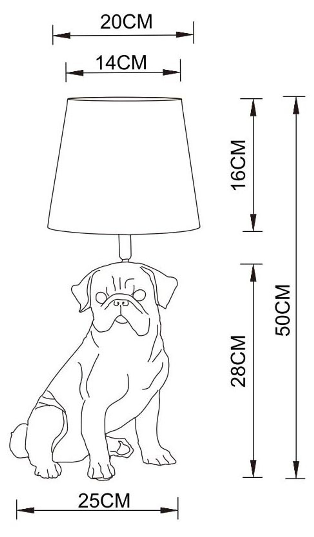 Настольная лампа Arte Lamp Bobby A1512LT-1BK