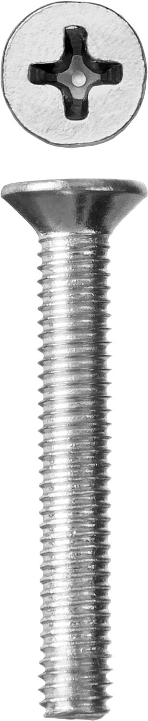 Винт DIN 965, M3 x 25 мм, 5 кг, кл. пр. 4.8, оцинкованный, ЗУБР