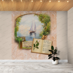 Фотообои для кабинета русского языка и литературы Парусник 005