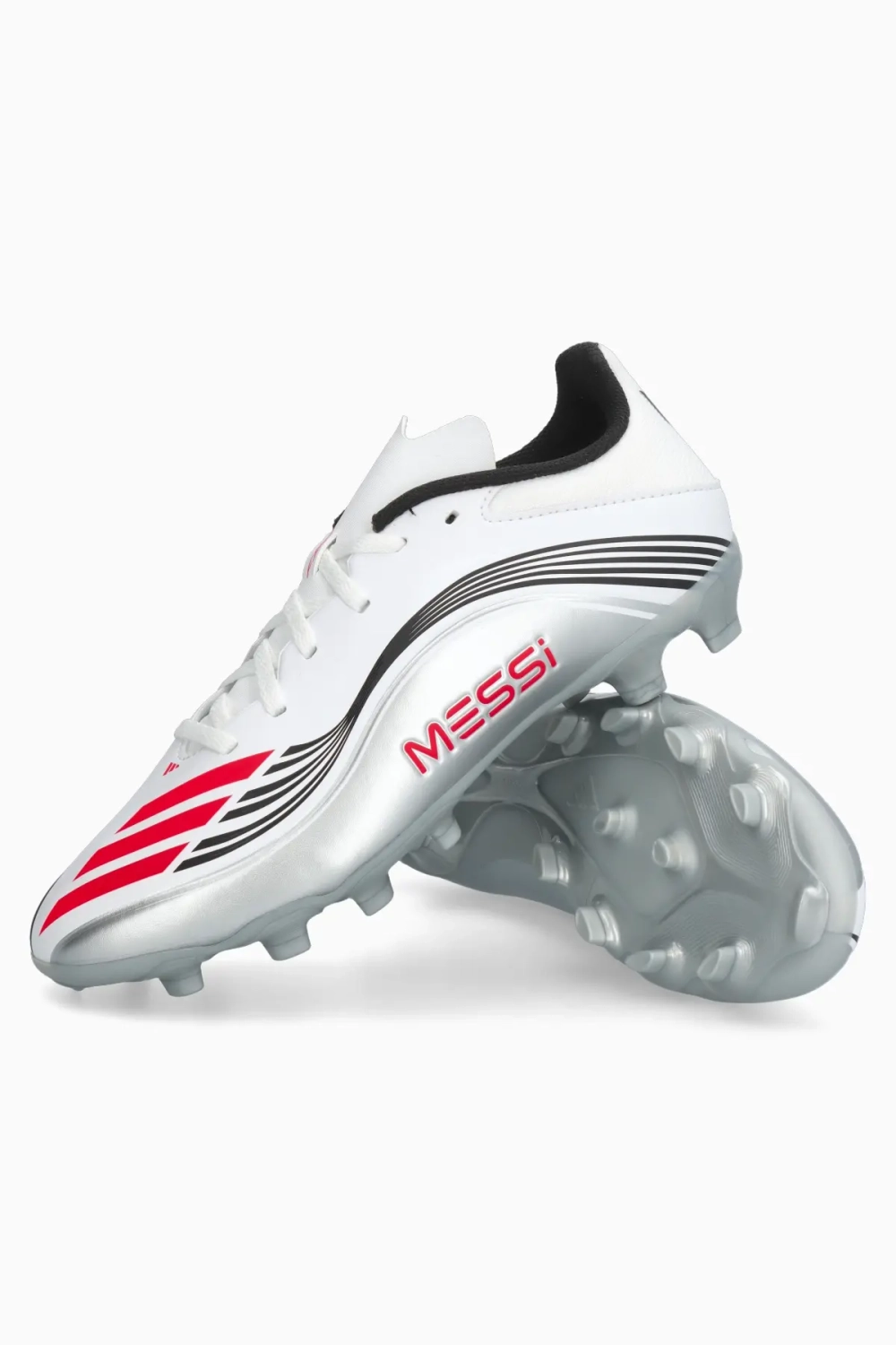 Бутсы adidas F50 League Messi MG Junior - серебряный