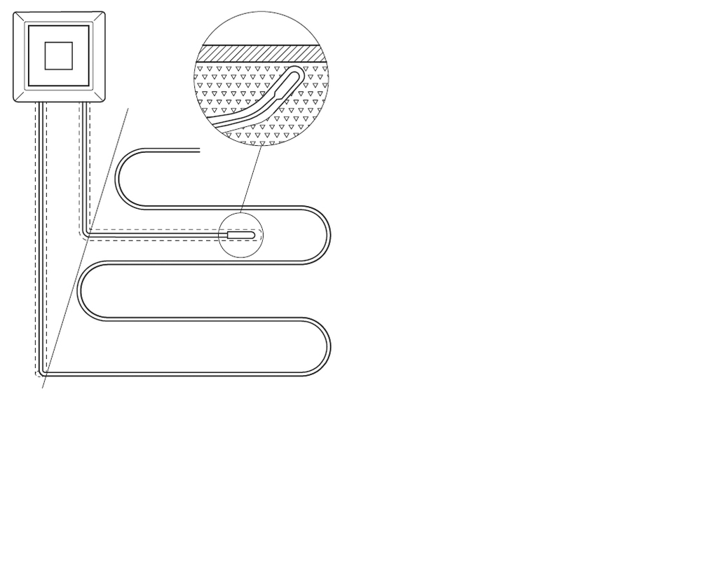 Терморегулятор с датчиками температуры пола и воздуха Comfort ECO/WWM 16А 250В, программируемый, белый матовый LIREGUS