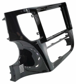 Магнитола для Mitsubishi Outlander 3 2012-2024 (овальный климат, Китай) - Teyes CC3-2K монитор 9.5" 2K QLED на Android 10, ТОП процессор, CarPlay, 4G SIM-слот