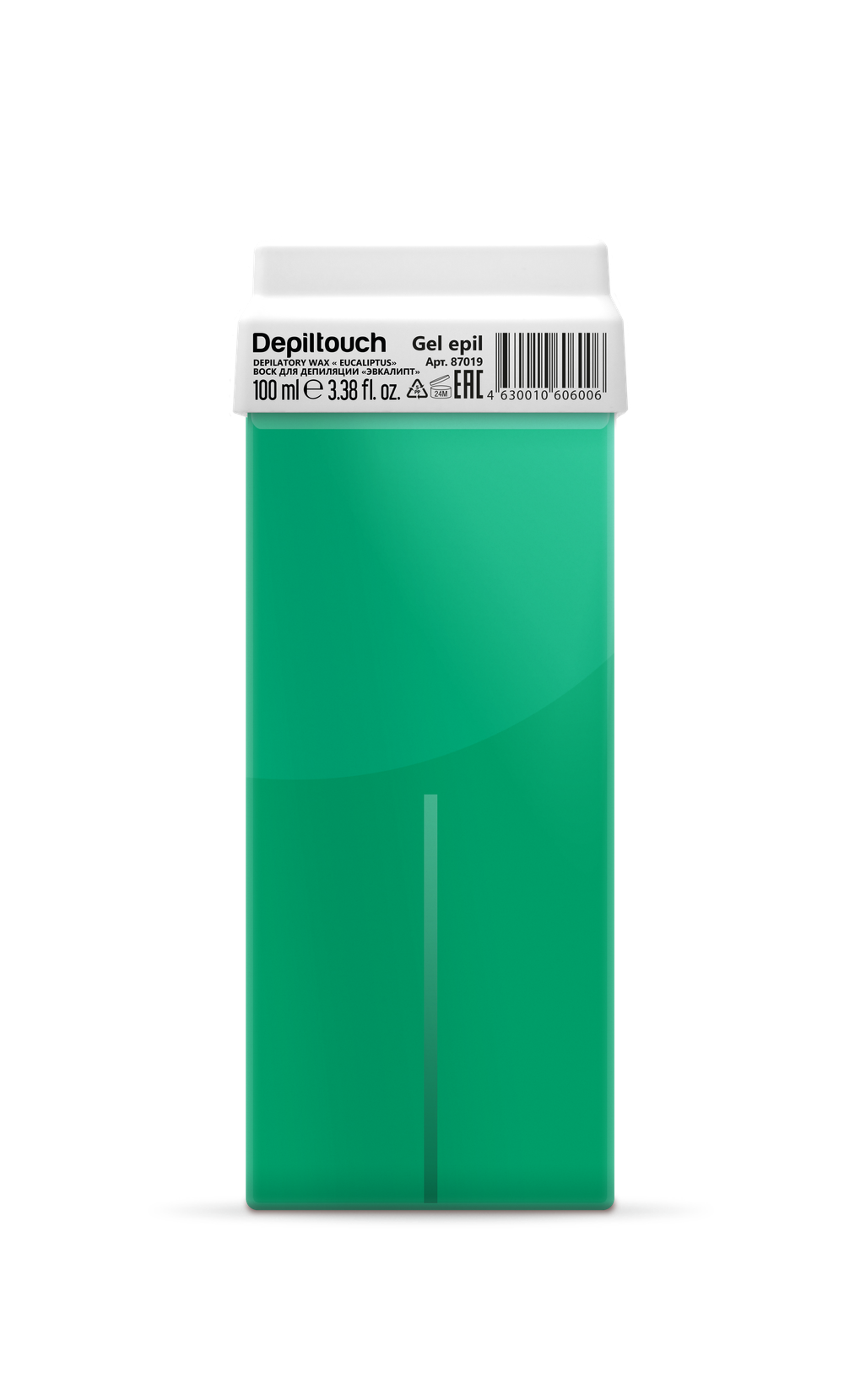 Depiltouch Professional Гелевый воск в картридже Эвкалипт, 100 мл