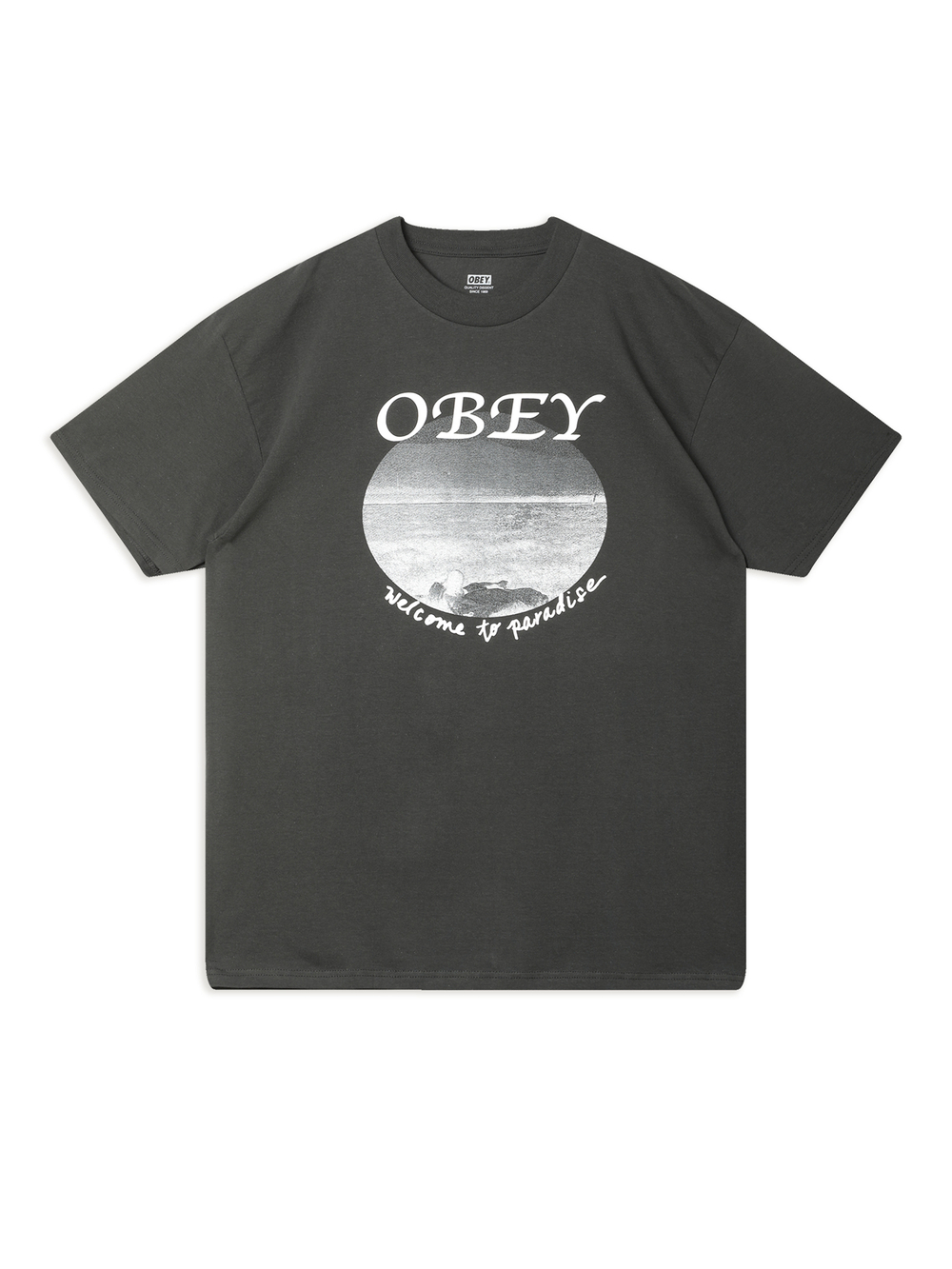 Мужская Футболка Obey Welcome To Paradise