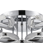 8239/9CL LEDIO LN25 000 хром, металл/пластик Люстра потолочная с ПДУ LED 120W 3000-6000K 220V RUANA