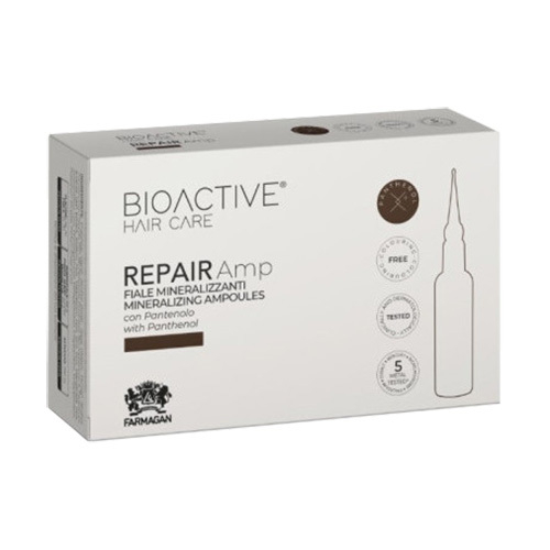 Восстанавливающий лосьон для волос в ампулах с минералами Farmagan Bioactive Repair Ampoules 10x10мл