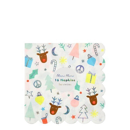 Салфетки большие "New Year Fun" 16 шт.