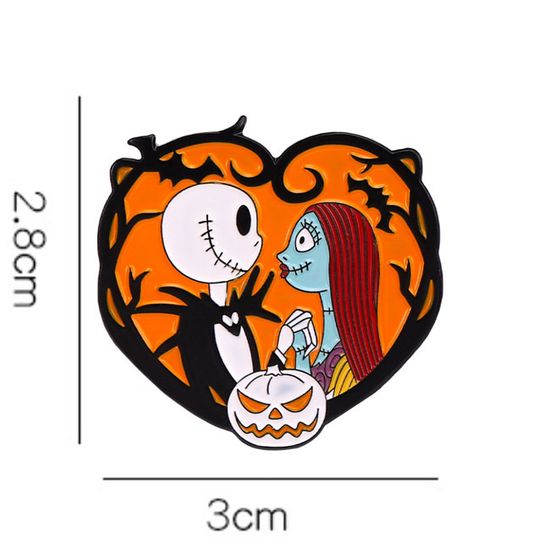 Значок металлический на одежду/Пин. Zombie Love