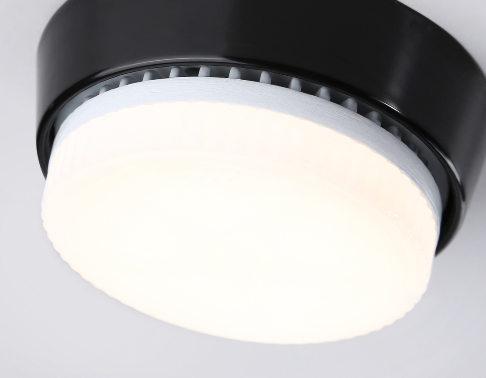 Светильник накладной G10189 BK черный GX53 max 12W D90*20