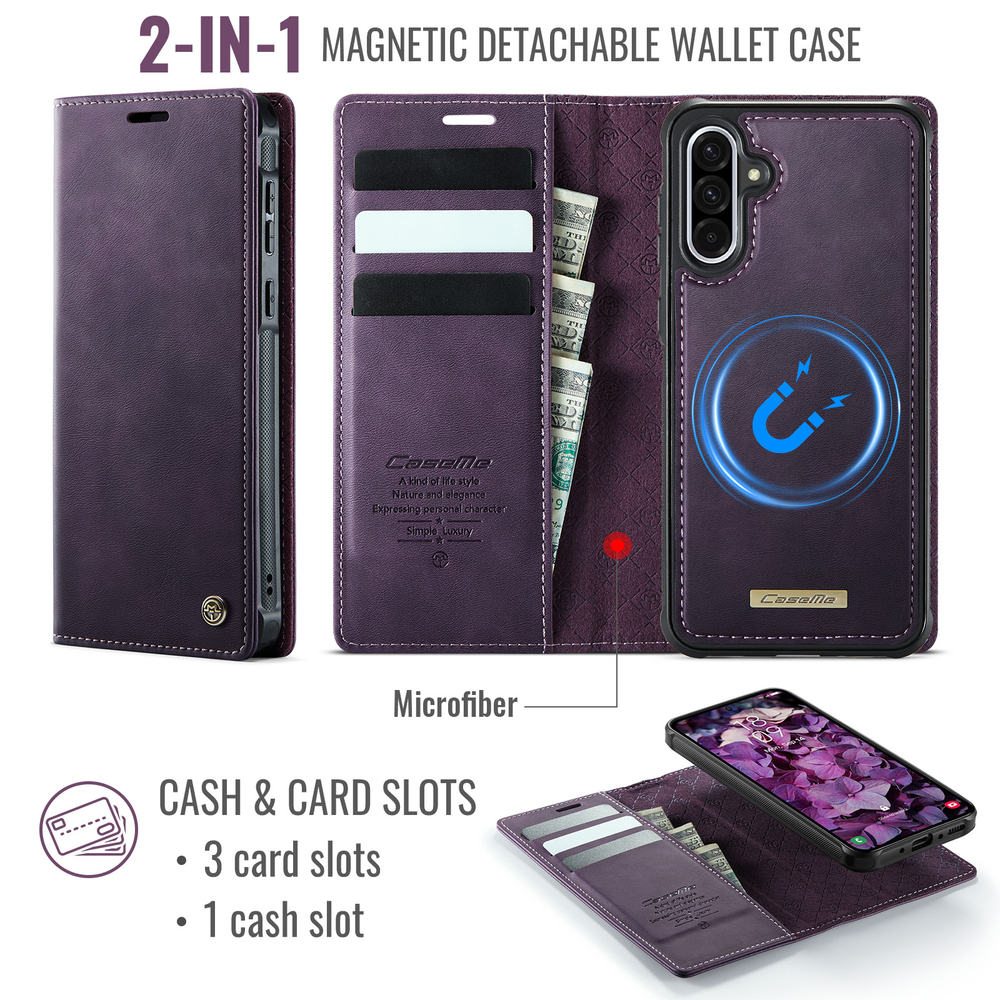 Чехол-кошелек CaseMe 2 in 1 MagSafe Samsung Galaxy A36