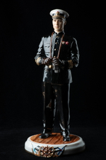 Статуэтка. Фарфор. Солдат. Трибуц Владимир Филиппович - Русский флотоводец. Россия