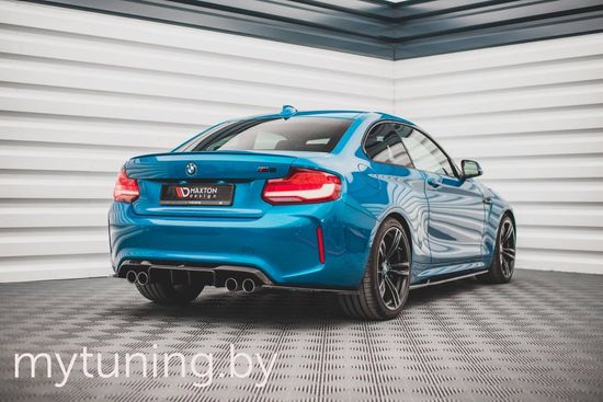 Сплиттеры бампера заднего боковые для BMW M2 F87 (16-20)