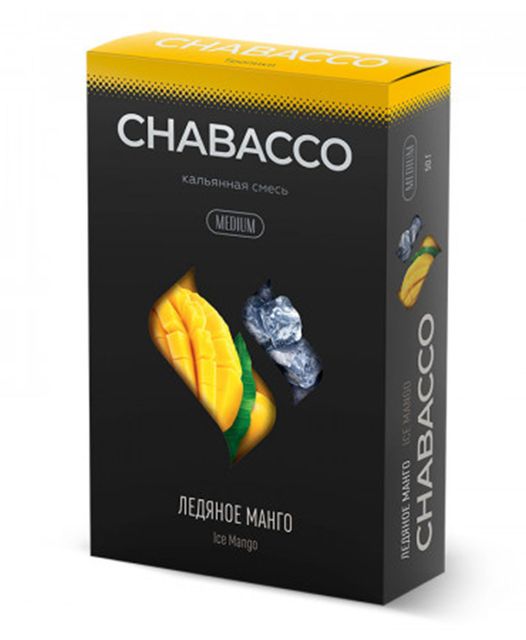 Бестабачная смесь Chabacco Medium - Ice Mango 50 г